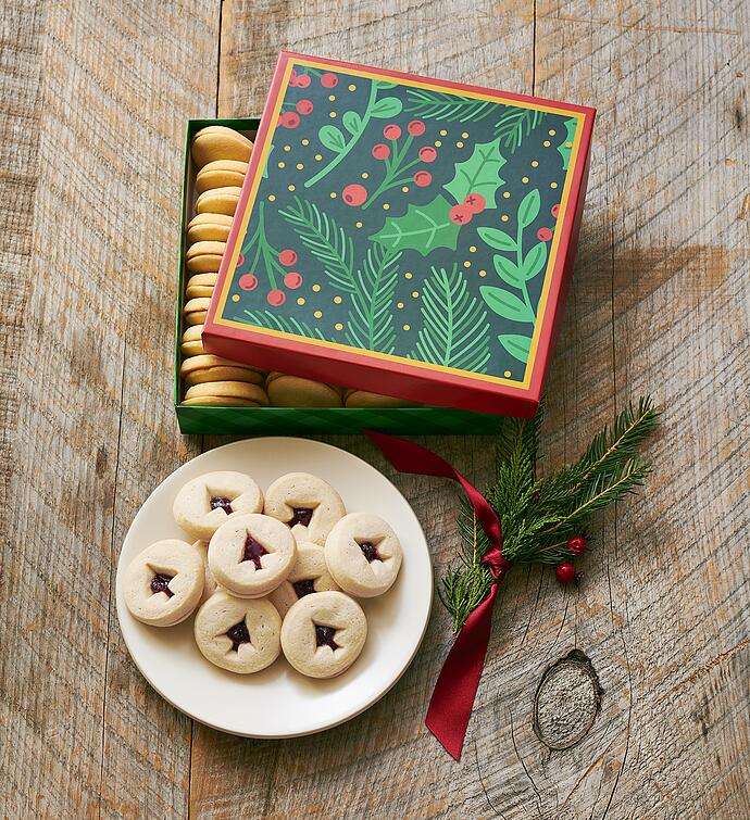 Holiday Tree Cutout Shortbreads